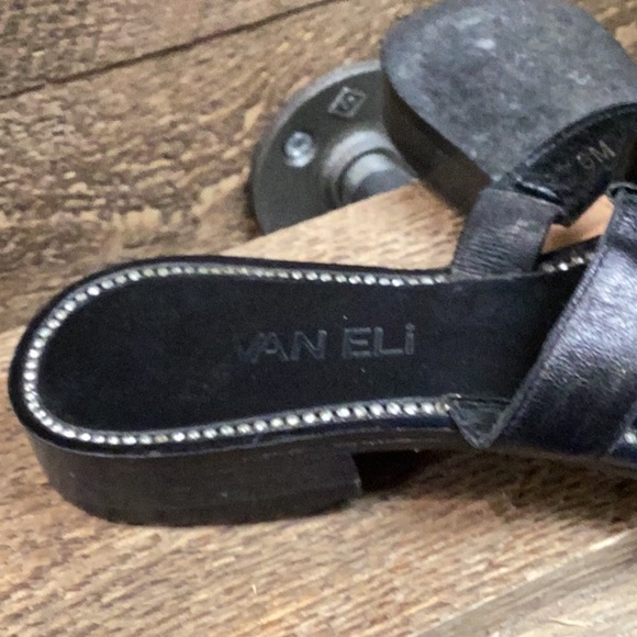 Vaneli Black Slide Sandals - Picture 5 of 5